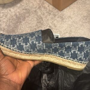 Celine Denim Blue Espadrilles size 40